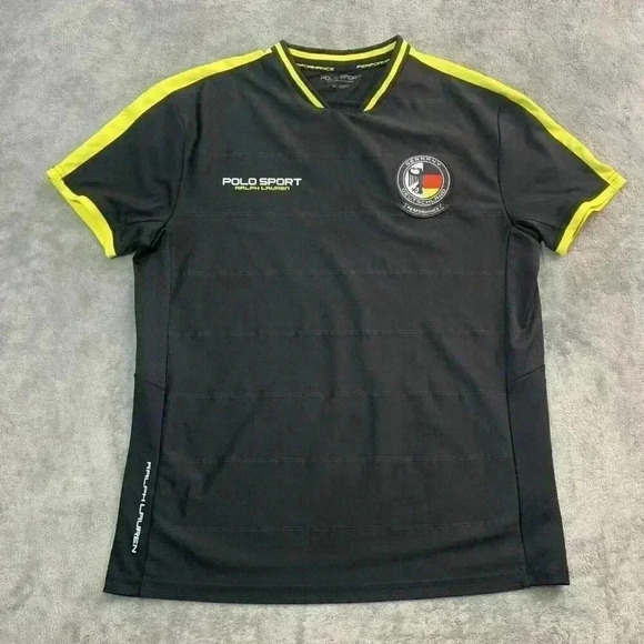 Polo Sport Other - Polo Sport Ralph Lauren Shirt Mens Size Medium Black Germany #3 Deu Performance
